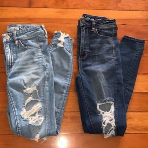 American Eagle Ripped Skinny Jeans BUNDLE